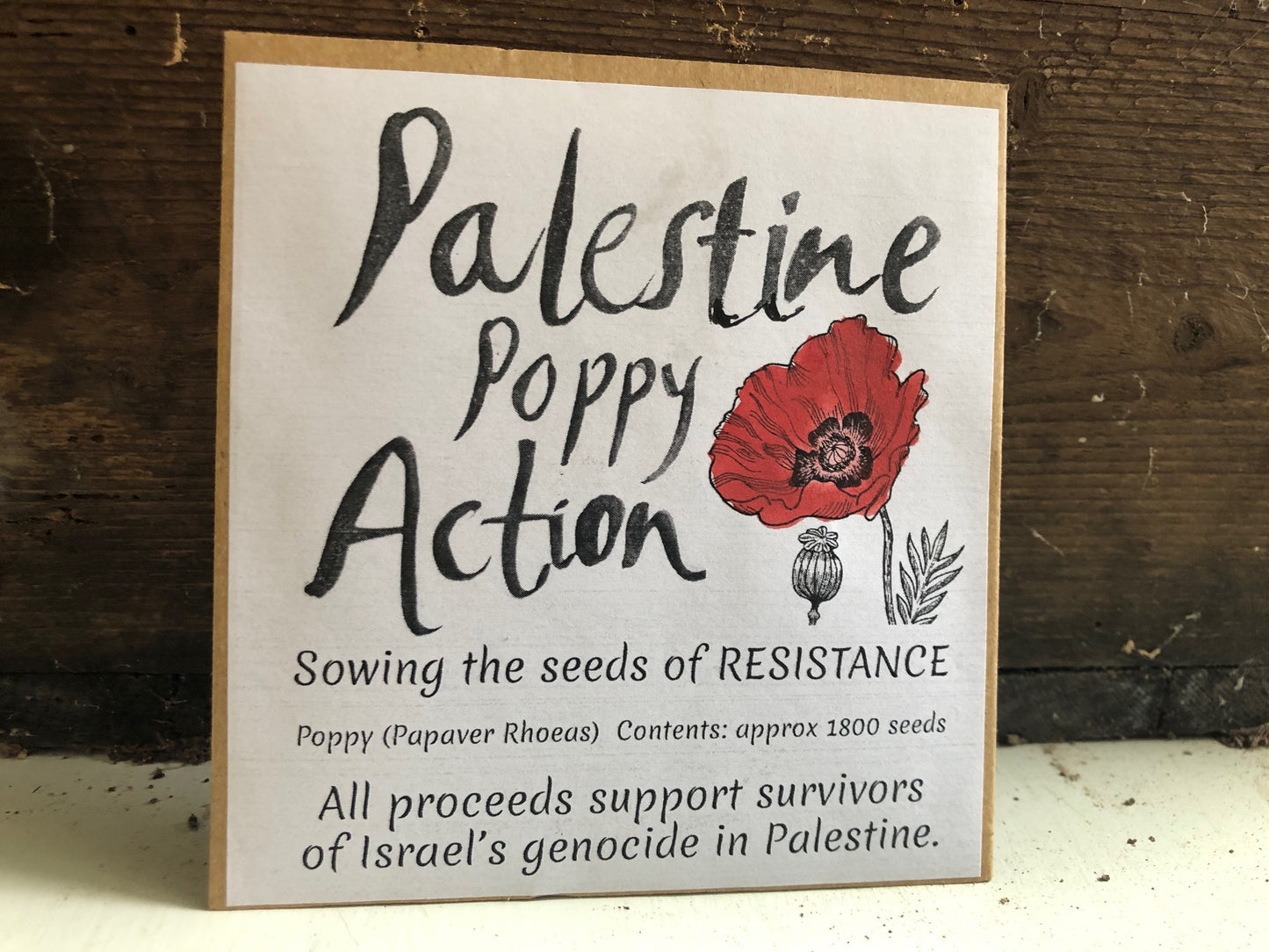 Poppies for Palestine