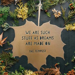 Leaf Quote - The Tempest