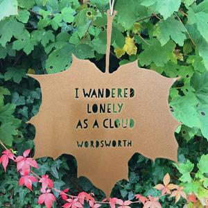 Leaf Quote - Wordsworth